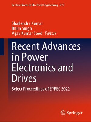 cover image of Recent Advances in Power Electronics and Drives